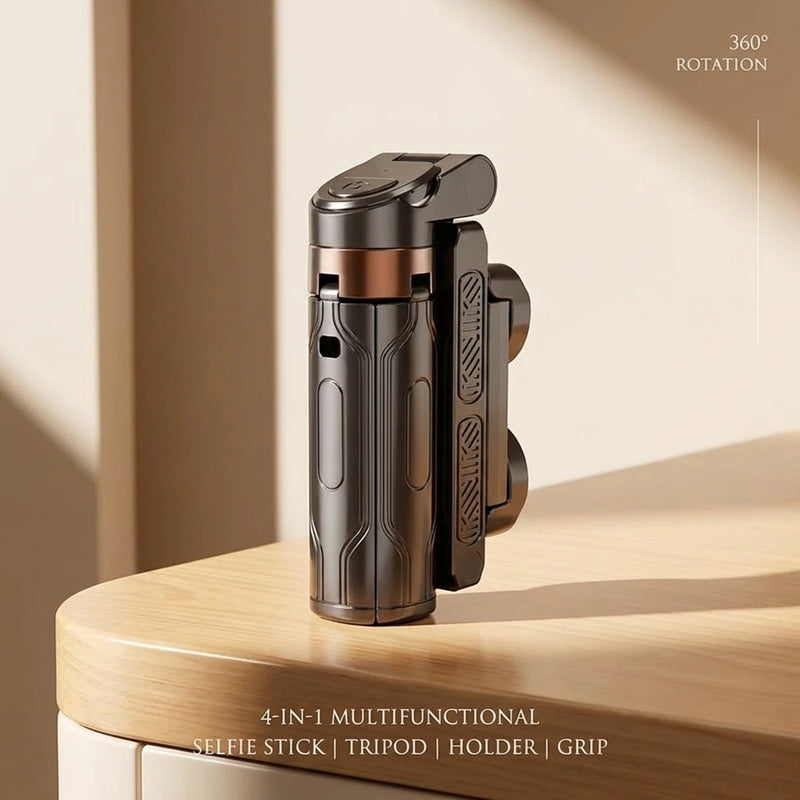 Danoz PhoneSmart 📸 | JC-25 Mini Bluetooth Selfie Stick & Tripod | Foldable | Remote Shutter | Live Streaming | Phone Holder | Black | Free Postage!