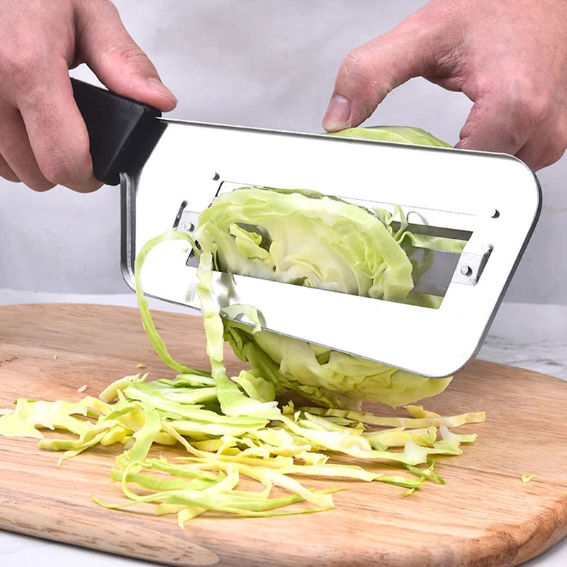 Danoz KitchenSmart - Multifunctional Double Blade Vegetable Slicer Knife Portable Cabbage Onion Cutter Cleaning Tool for Home Kitchen Gadgets - Buy 1 Get 1 more!