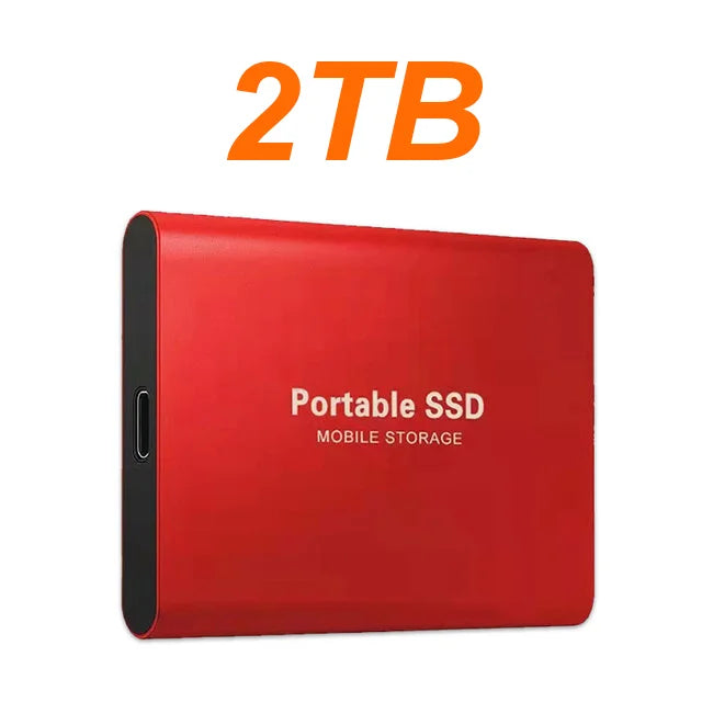 Danoz DeviceSmart - High-Speed External Hard Disk, 2TB 4TB Solid State Drive 1TB Hard Drive USB3.2/Type-C Mass Capacity Portable SSD for Laptop/PC