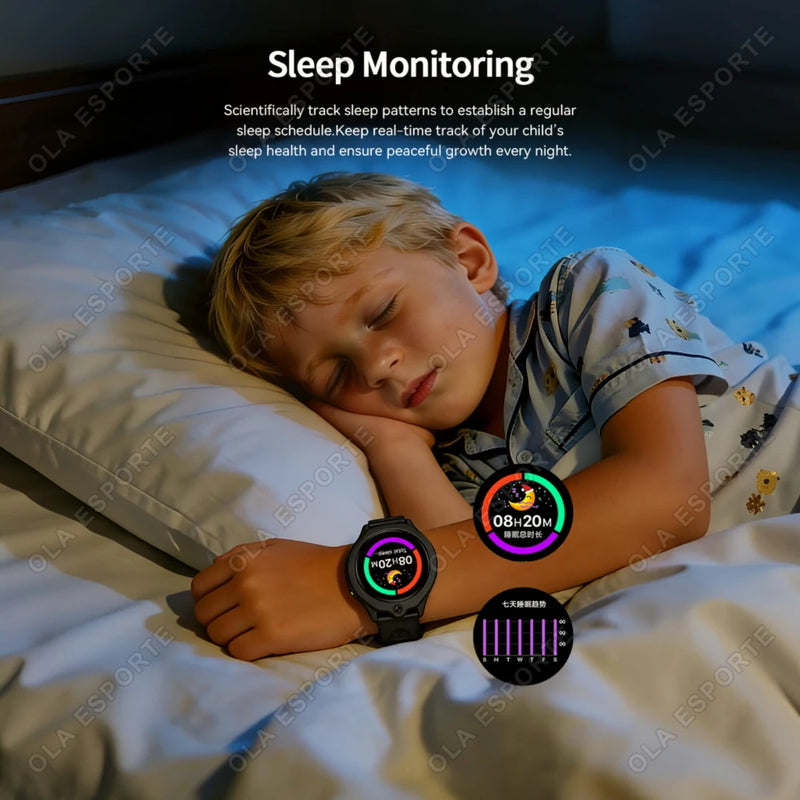 ⌚ Danoz KidSmart | Ola Esporte Kids Smart Watch | 1.52" HD Touch | 18 Games | Flashlight | Sleep Monitor | Alarm Clock | Birthday Gift Boys & Girls ✨