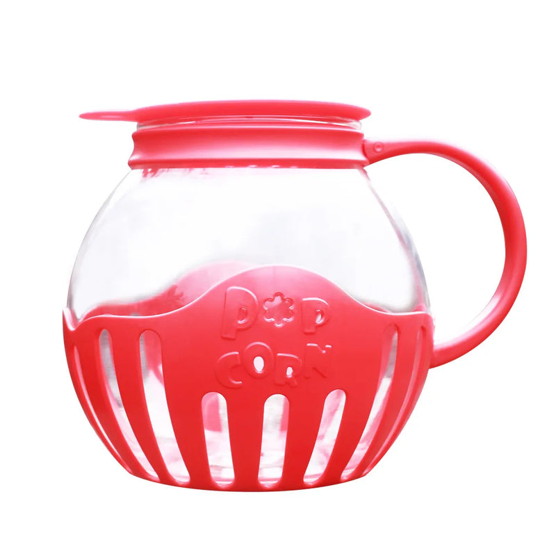 Make popcorn time fun and easy with Danoz CookSmart Microwave Glass Popcorn Popper! Crafted from temperature-safe borosilicate glass and topped with a flexible silicone lid