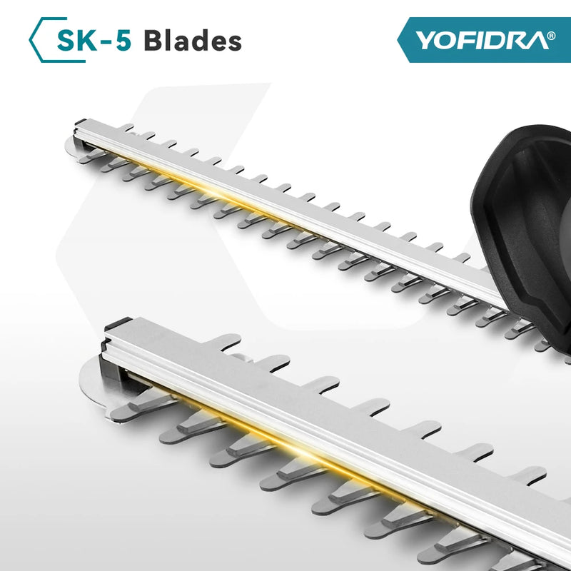 🌿 Danoz GardenSmart | Yofidra 2000W Electric Hedge Trimmer | 510mm SK5 Dual Blade | 15,000 RPM | 90° Adjustable Head | For Makita 18V Battery ✨