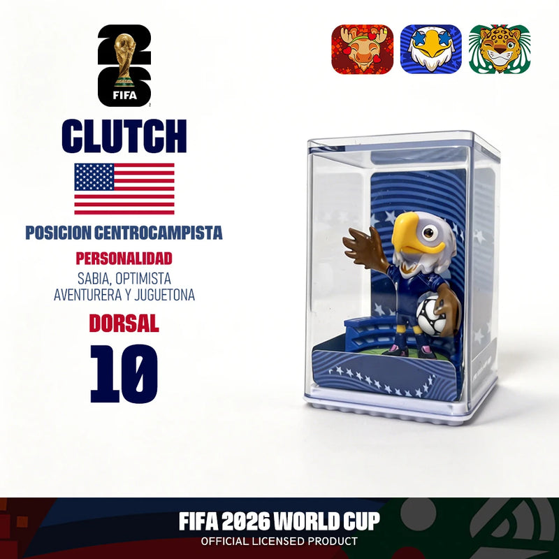 Danoz CollectSmart 🏆 | FIFA Official Licensed 2026 World Cup Mascot 3-Piece Figurine Set | Maple, Zayu & Clutch | 6cm | Fan Collectible | Free Postage!
