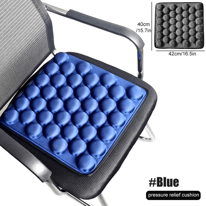 🧘 Danoz SeatSmart | 3D Air Cell Seat Cushion | 30% Pressure Relief | No-Pump | Sciatica & Tailbone Pain | Office, Car & Home