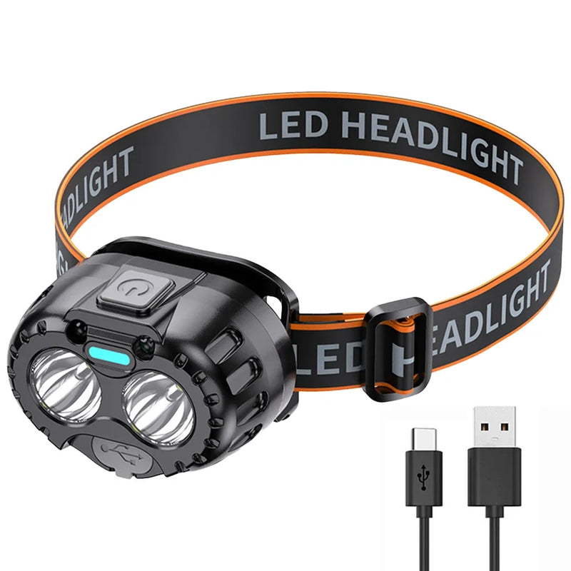 Brighten your outdoor adventures with Danoz LED Headlamp - Buy 1 Get 1 Free!