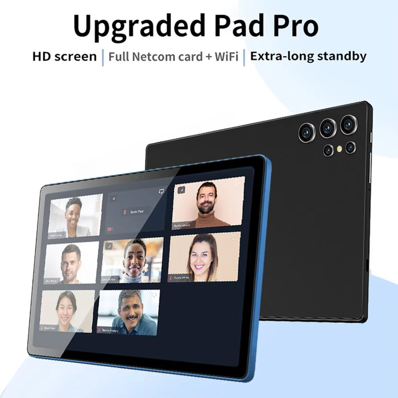 📱 Danoz TechSmart | Qetupa 10.1" Android 13 Tablet | Octa-Core | 4GB RAM 64GB ROM | 6000mAh | WiFi | Bluetooth | 5MP + 2MP | Google Play | Blue or Black