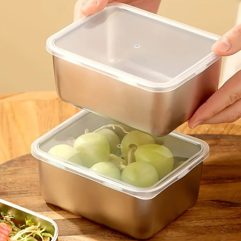 🍱 Danoz FoodSmart | 12-Piece Stainless Steel Food Container Set | Leakproof & Stackable | Meal Prep, Camping & Picnic Ready | Dishwasher Safe | FCM Certified ✨👌