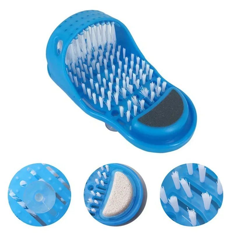 🛀 Danoz ShowerSmart | Shower Foot Scrubber & Massager | Soft Brush | Dead Skin Remover | Suction Cup Base | Spa Exfoliator | Buy 1 Get 1! ✨