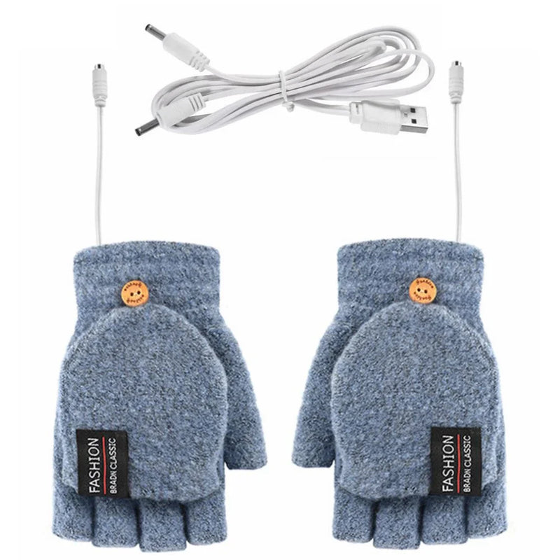 Danoz WinterSmart | USB Electric Heated Gloves | Double-Sided Heating | Convertible Design | Skiing, Tubing & Outdoors 🧤❄️