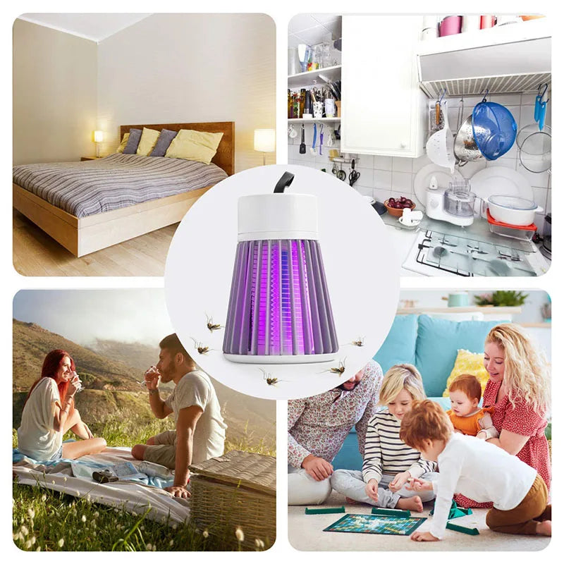 Zap away those buzzing nuisances with Danoz Electric USB Shock Mosquito Killer Lamp! - Buy 1 Get 1 Free!