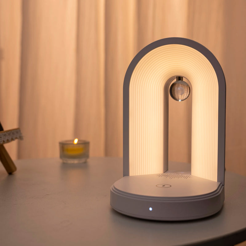 Danoz Phones - 3 in 1 Charger Station with Wireless Phone Charger, LED Night Light, Bluetooth Speaker,Portable Dimmable Music Speaker Charger T