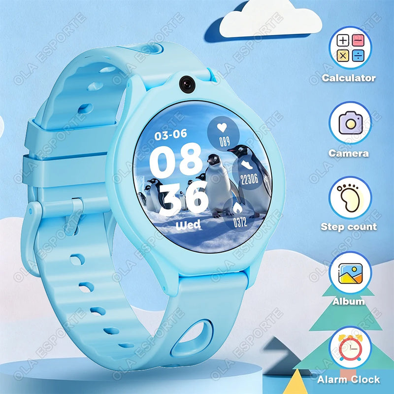 ⌚ Danoz KidSmart | Ola Esporte Kids Smart Watch | 1.52" HD Touch | 18 Games | Flashlight | Sleep Monitor | Alarm Clock | Birthday Gift Boys & Girls ✨