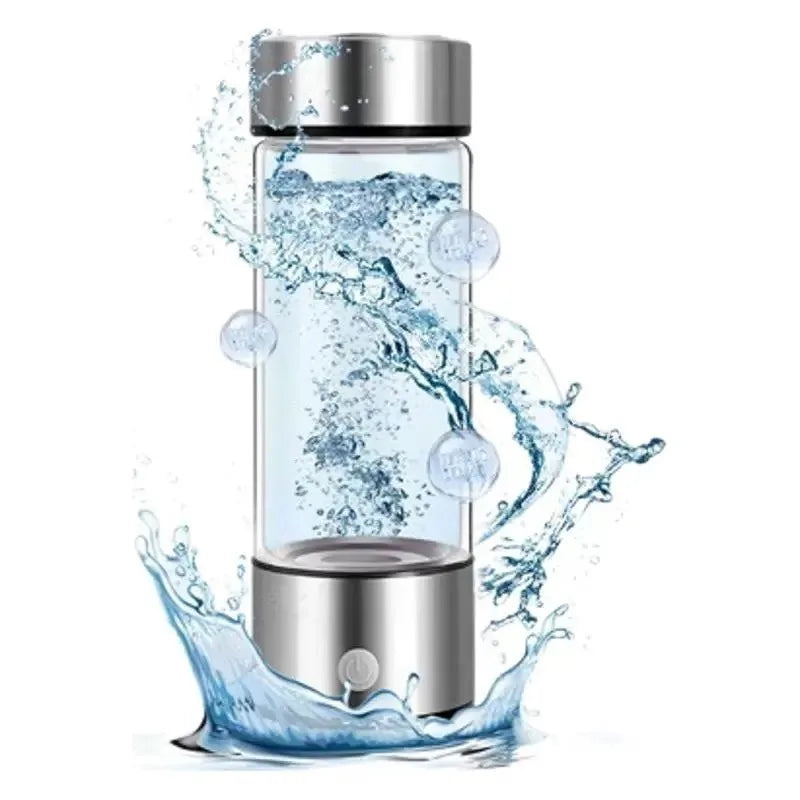 💧 Danoz WaterSmart | ZARTSEN Hydrogen-Rich Water Generator Bottle | Titanium | USB Rechargeable | Portable Ionizer | Healthcare Water Cup | Silver | Free Postage!