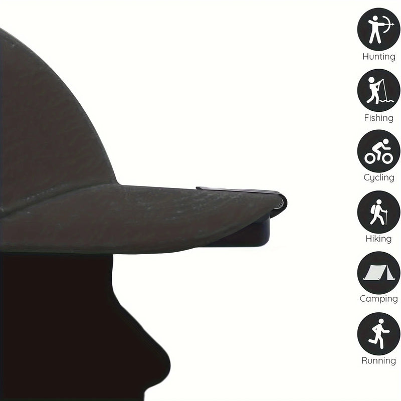 Danoz Smart - Super Bright LED Headlamp Clip On Cap Hat Torch for Outdoor Fishing Camping Hunting - Buy 1 Get 1 Free!