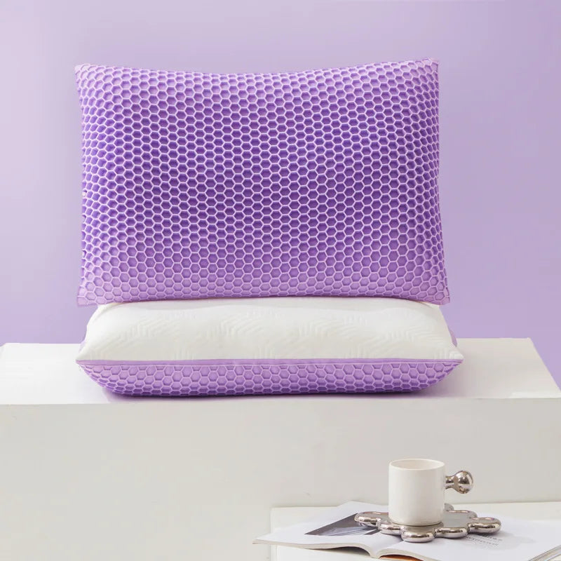 Danoz SleepSmart - Honeycomb Relief Pressure Cat Belly Pillow Cervical Protection And Sleep Aid Super Soft And Comfortable Pillow