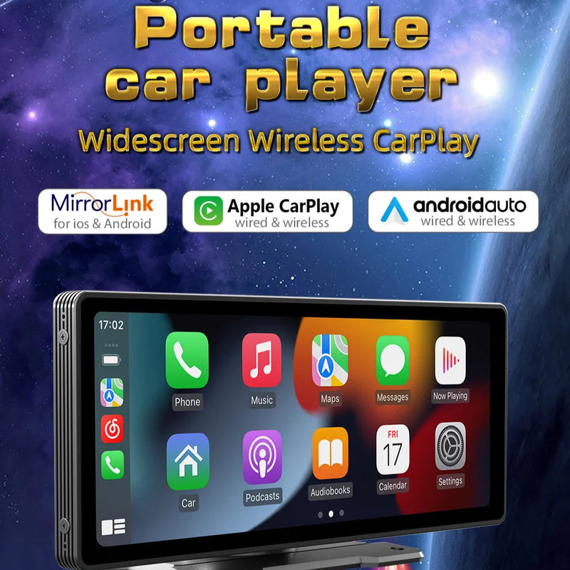 Experience seamless connectivity on the road with Danoz Smart BQCC 10.26 Inch widescreen wireless CarPlay