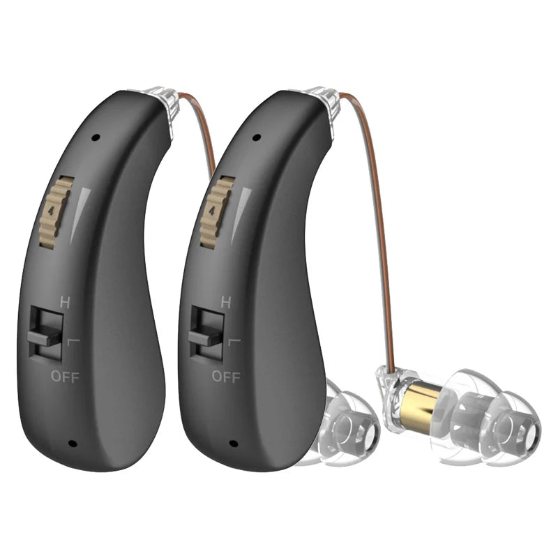 Experience clearer, crisper sound with Danoz 2 sets of mini digital hearing aids—designed just for seniors!