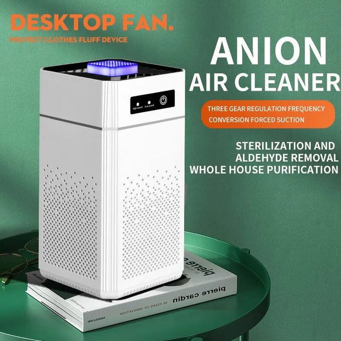 Transform your indoor air quality with Danoz Direct's Smart Air Purifier! Negative ions and H12 HEPA filtration ensure purer air,