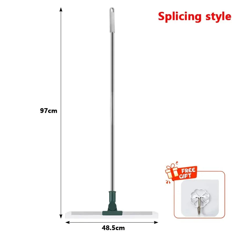 🧹 Danoz CleanSmart | GQHOME Silicone Scraper Broom & Magic Squeegee | Floor, Bathroom & Glass Wiper | Scalable Handle | 35.5cm & 48.5cm | Free Gift! ✨