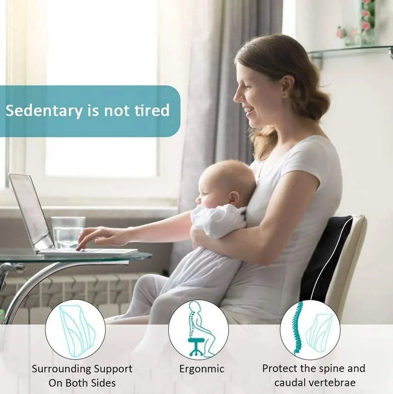 Danoz LumbarSmart – Say Goodbye to Back Pain! Memory Foam Lumbar Support Cushion for Car Seat & Office Chair – Rebound Comfort, All-Day Relief 🧘‍♂️🚗✨