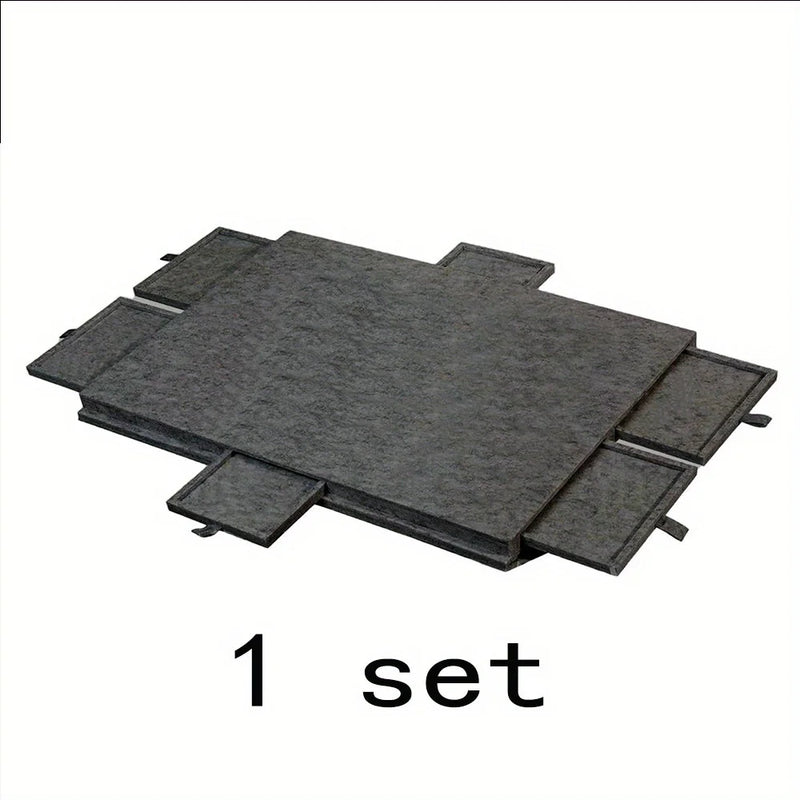 Danoz PuzzleSmart - 1000pcs Puzzle Board W/6 Sliding Drawers - Portable Non-Slip Organizer, Durable Storage for Home/Travel.