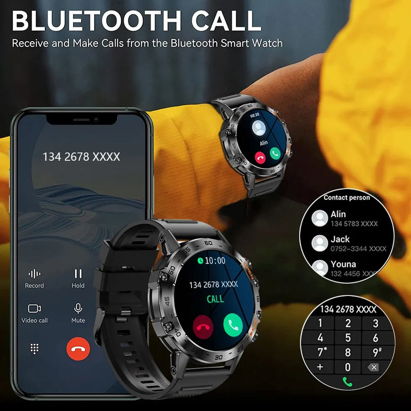 Boost your fitness and stay connected with Danoz Direct SuperSmartWatch ⌚ - MELANDA Steel 1.39" Bluetooth Call Smart Watch