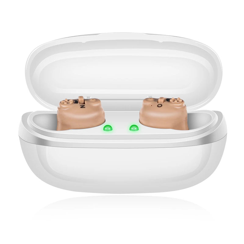 🦻 Danoz HearSmart | Rechargeable Hearing Aids – Wireless Sound Amplifier | ITE Mini Invisible Design | Elderly & Deaf Listening Device