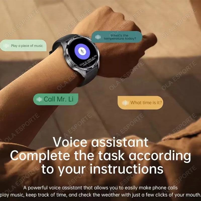 ⌚ Danoz TechSmart | Ola Esporte 2026 Smart Watch | AMOLED HD Screen | GPS + Bluetooth Call | Heart Rate & SpO2 | IP68 Waterproof | 8 Styles ✨