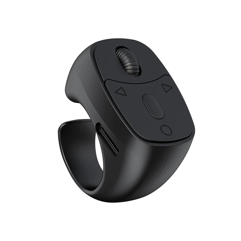 💍 Danoz TechSmart | Ola Esporte Fingertip Remote Scrolling Ring | Bluetooth 5.3 | TikTok & Reels Scroll | Selfie | eBook | Volume | 12-Hr Battery | Black, White & Pink