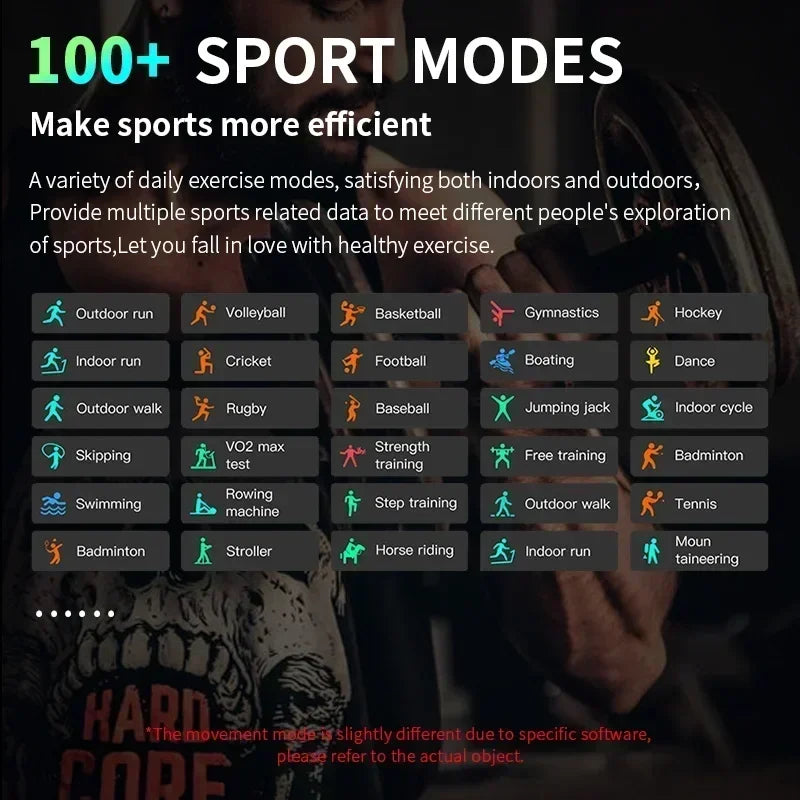 Danoz - Xiaomi Smart Watch 2024 Wireless Charging Smartwatch Bluetooth Calls Men Women Smartwatches Fitness Bracelet