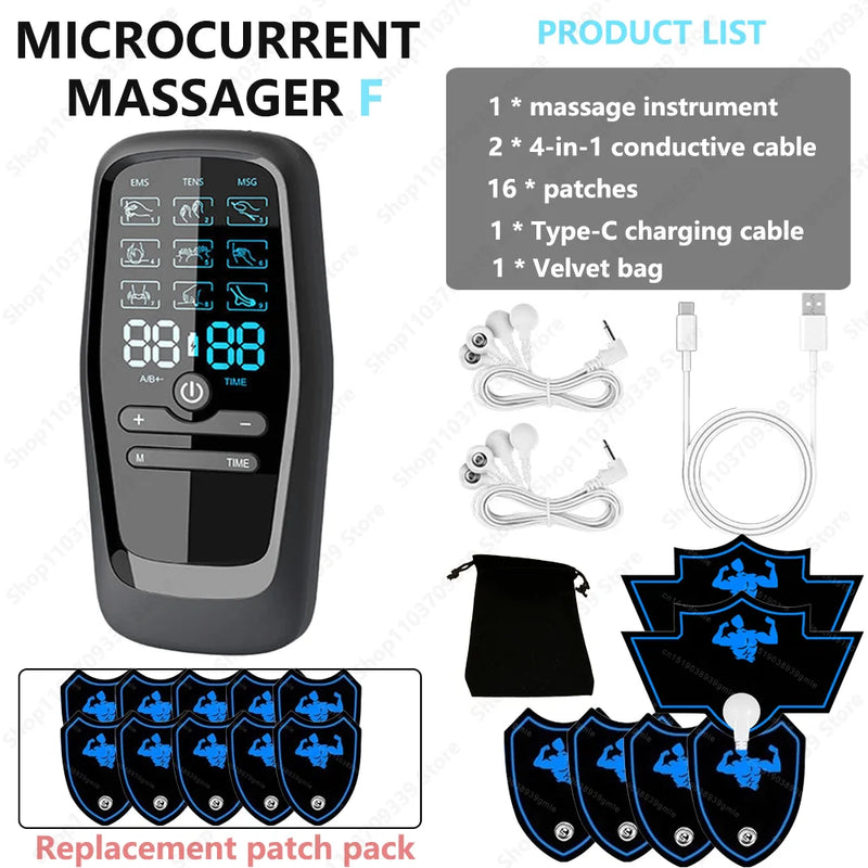 Danoz HealthSmart - Physiotherapy Tens Muscle Stimulator Electric Ems Acupuncture Body Massage Digital Therapy Machine Electro Stimulator