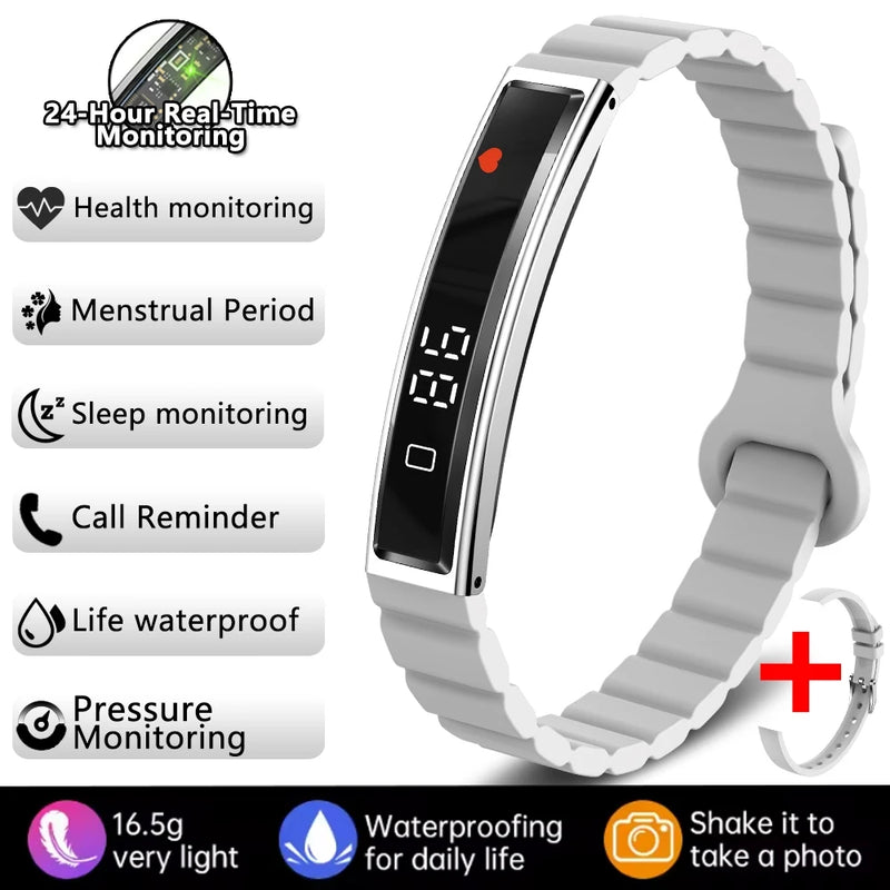 ⌚ Danoz WatchSmart | ChiBear Fashion Smart Bracelet | IP67 Waterproof | Heart Rate | Blood Oxygen | Sleep & Stress Monitor | Bluetooth 5.3 | Nx Wear App | 9 Colour Options