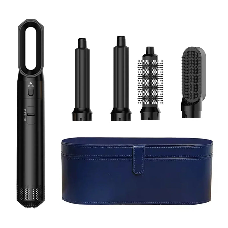 Danoz HairSmart - 5 In 1 Hair Dryer And Styler Kit With Professional Hot Air Brush Curling Iron Hair Straightener For Curling And Straightening
