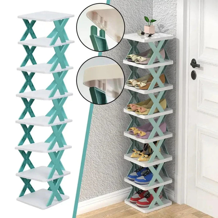 Organize shoes in style with Danoz Direct ShoeBooth Organizer. Multi-layered, detachable rack saves space and keeps your shoes Safe