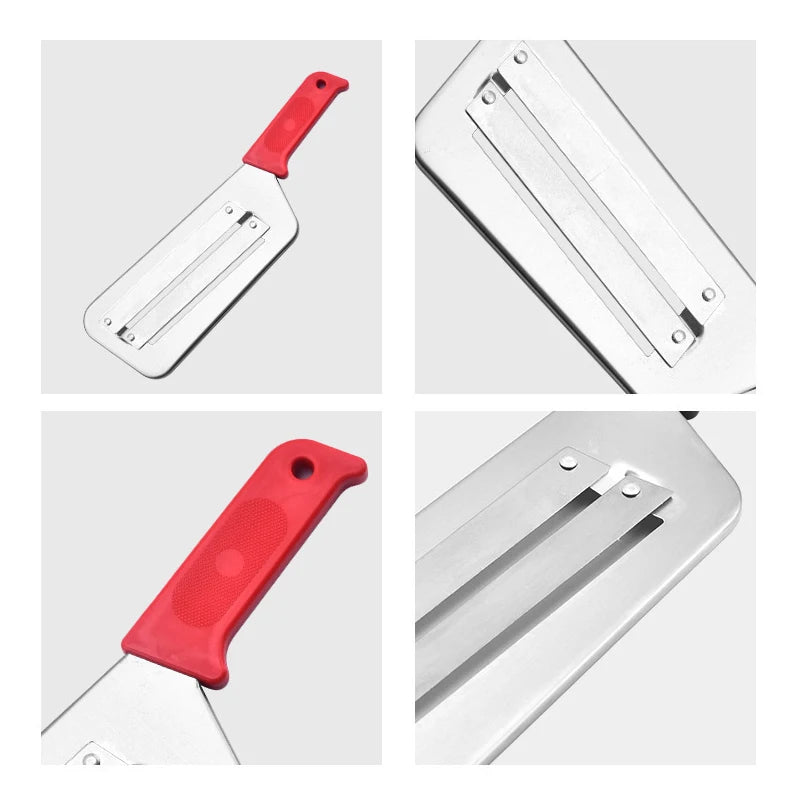 Danoz KitchenSmart - Multifunctional Double Blade Vegetable Slicer Knife Portable Cabbage Onion Cutter Cleaning Tool for Home Kitchen Gadgets - Buy 1 Get 1 more!