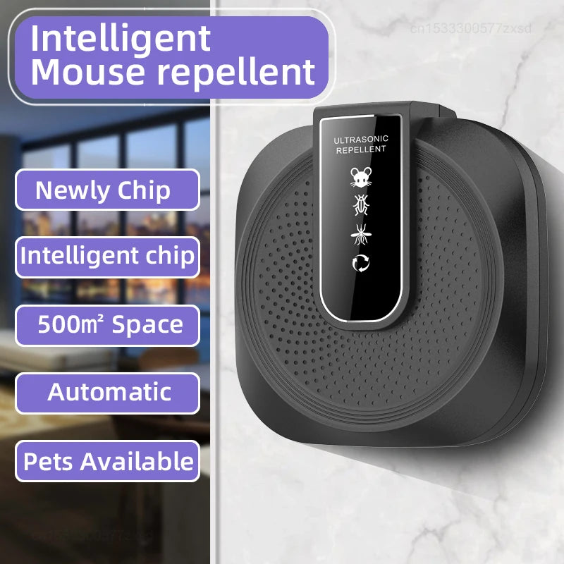 Danoz Pests - Xiaomi Ultrasonic Rodent Repellent Household High Power Sonic Insect Repellent Rodent Control Device Electronic Mouse Catcher