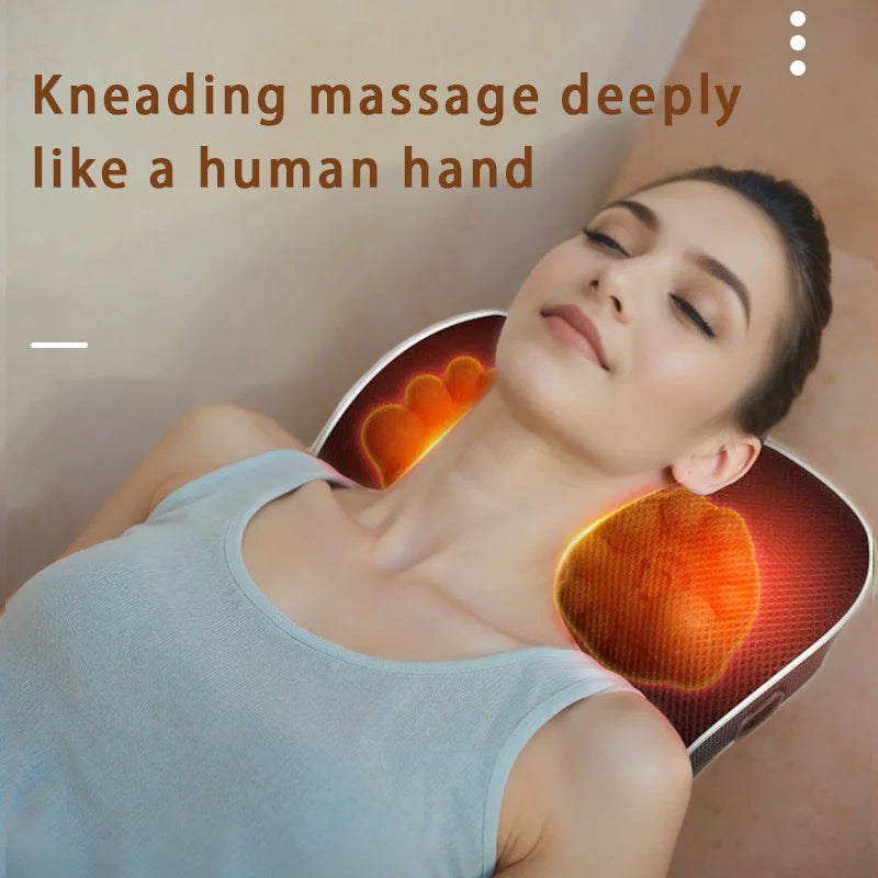 Danoz MassageSmart 💪 | Electric Shiatsu Neck & Back Massage Pillow | Heating | Cervical Traction | Car & Home | 5 Models | Free Postage!