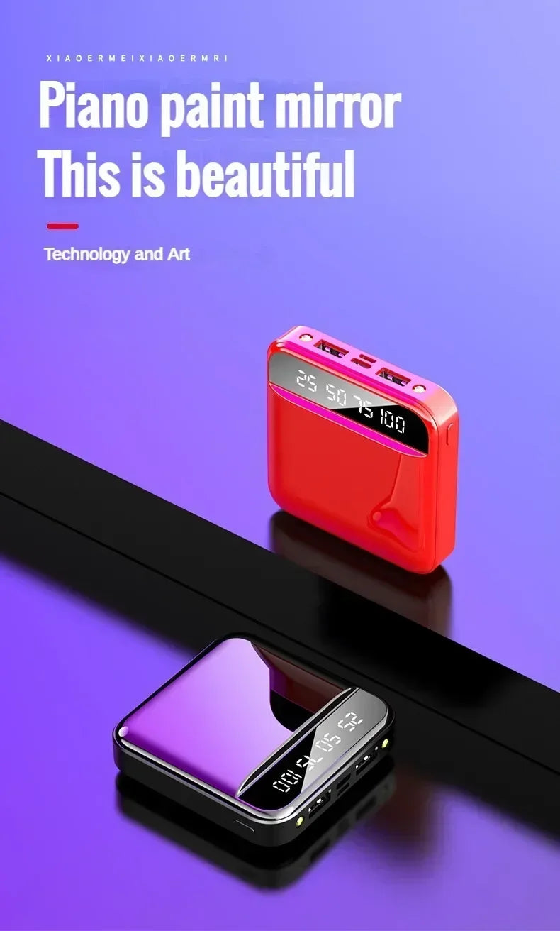 Danoz PowerSmart Mini Power Bank ⚡ | 10,000mAh & 20,000mAh | 120W Super Fast Charging | LED Display | Dual USB | Works with iPhone, Samsung & More!