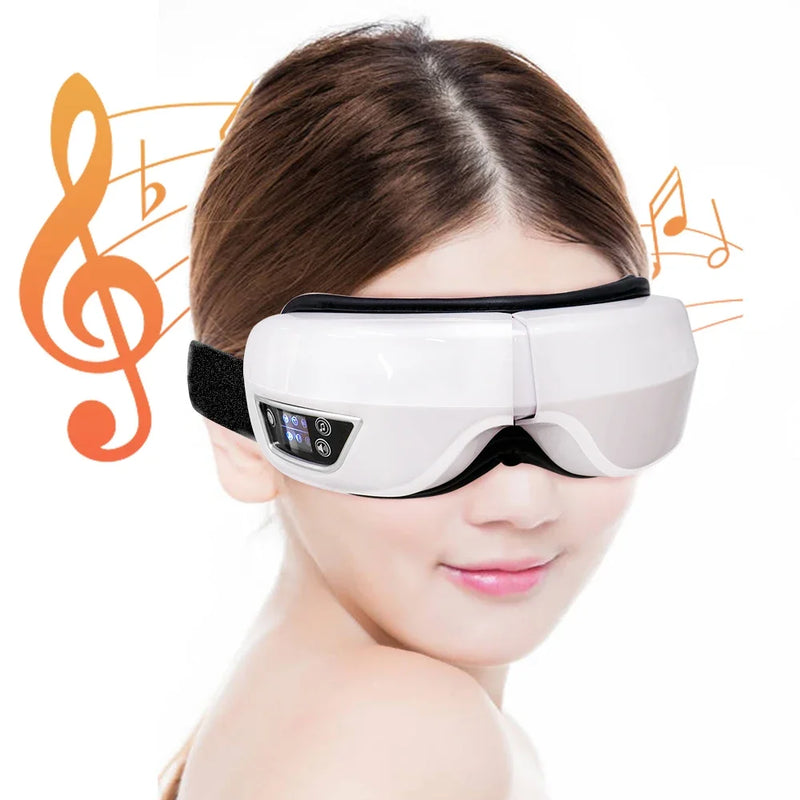 Danoz MassageSmart 👁️ | Smart Foldable Eye Massager | Airbag Vibration | Bluetooth Music | Heat Compress | 4 Modes | Eye Fatigue Relief | Free Postage!