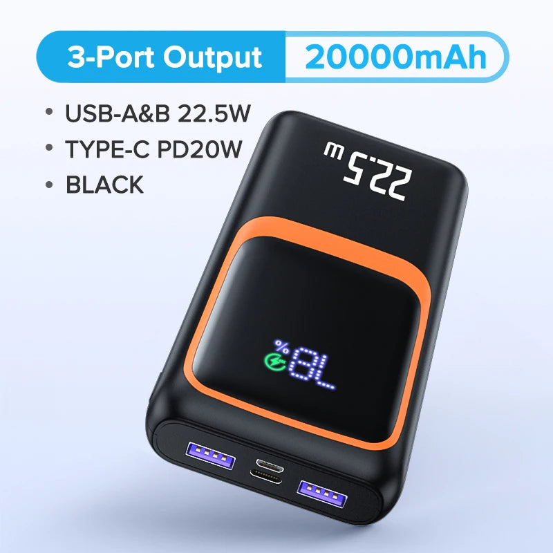 Danoz PowerSmart - The Power Bank That Never Lets You Down! 10000mAh & 20000mAh, 22.5W Fast Charge, USB-C PD ⚡📱