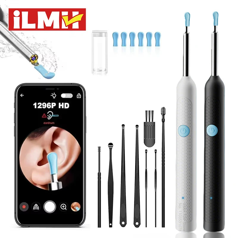 Danoz EarcareSmart - Visual Ear Wax Cleaner with Camera Safe Earwax Removal Endoscope with 5M Camera Luminous Otoscope Ear Cleaning Tools Ear Care - Buy 1 Get 1 Free!