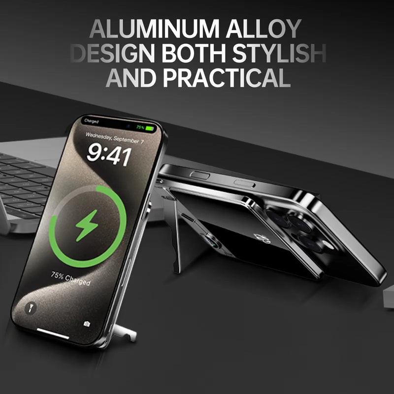 Danoz Smart - 10000mAh Magnetic Power Bank Super Slim 20W Wireless Fast Charging External Battery for For iWtach MagSafe Power Bank for iPhone