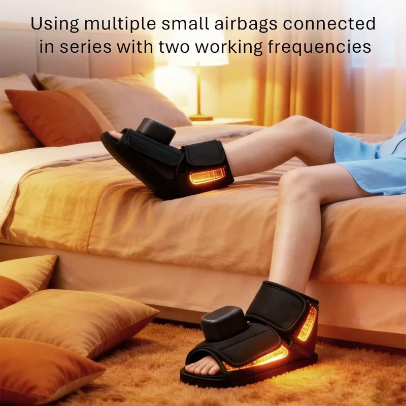 🦶 Danoz EMSmart | EMS Foot Massager | Red Light Therapy | Heating | Air Pressure | USB Rechargeable | Timing Control | Reflexology & Fatigue Relief