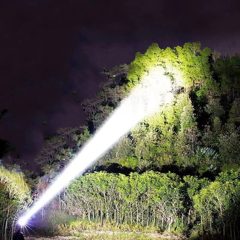 Danoz Lights - High Power 800W LED Headlight 500000000LM Super Bright Zoom Waterproof Headlamp Outdoor Camping Work Hunting Lantern