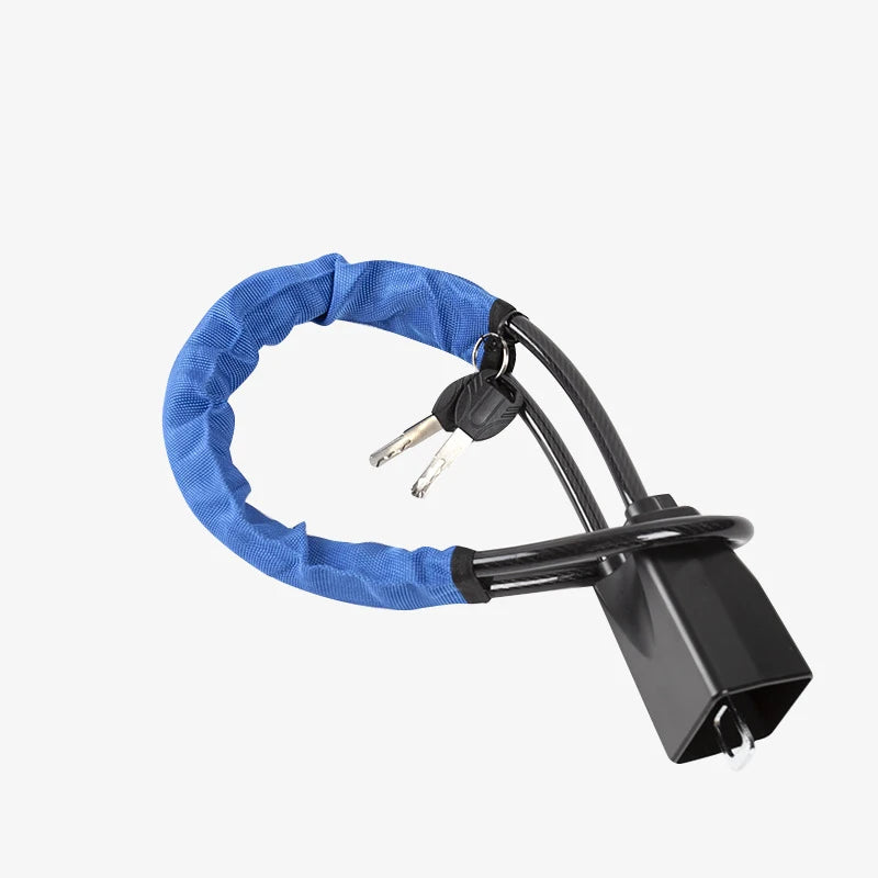 🔒 Danoz CarSmart | TopLock Steering Wheel Lock | Anti-Theft Steel Cable | Universal Fit | Square & Circular Key Styles | 8 Colours
