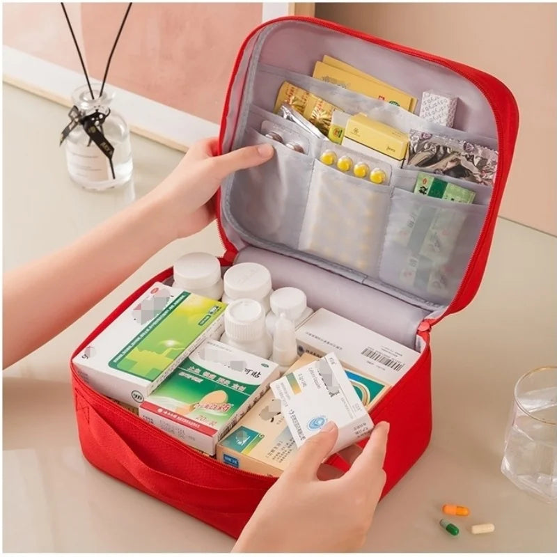Danoz SafetySmart - 3 Pcs/set Portable Medical Storage Bag Camping Emergency First Aid Kit Organizer Home Outdoor Travel Bag