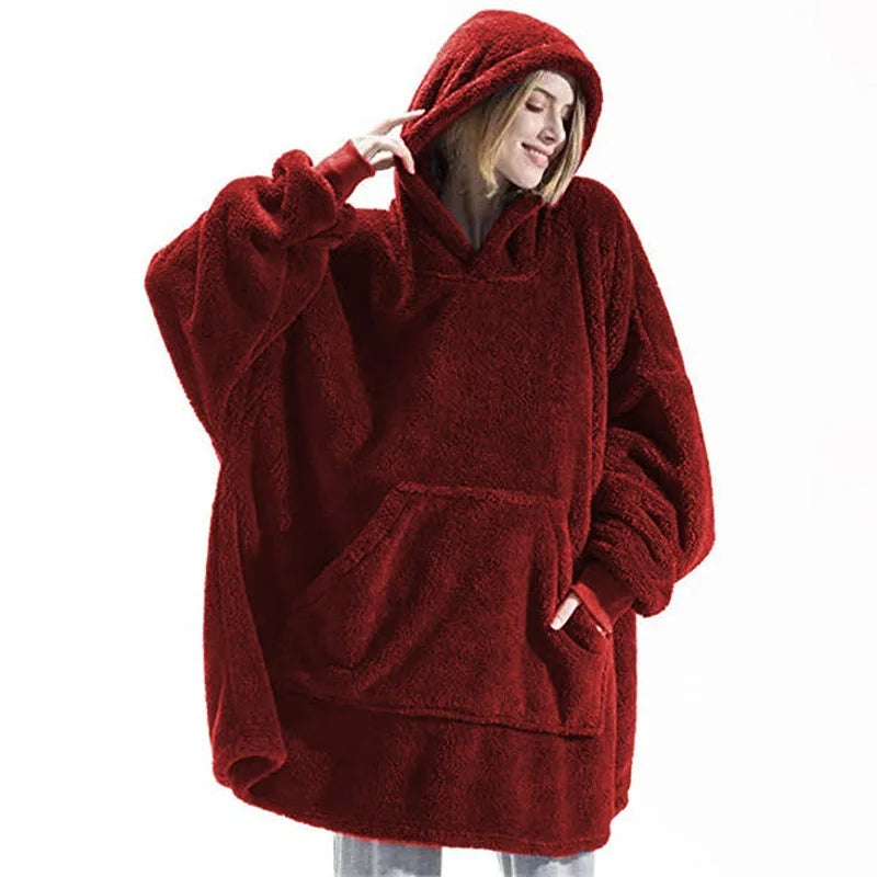 Danoz WinterSmart OziCozy ❄️🧥 The Cozy Hoodie Blanket You'll Never Want to Take Off!