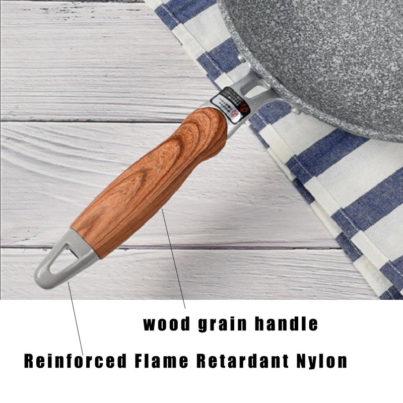 Experience effortless cooking with Danoz DuraStone cookware Frying Wok Pan - Super Quality