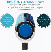 Cleaning tool with brushes on a white background