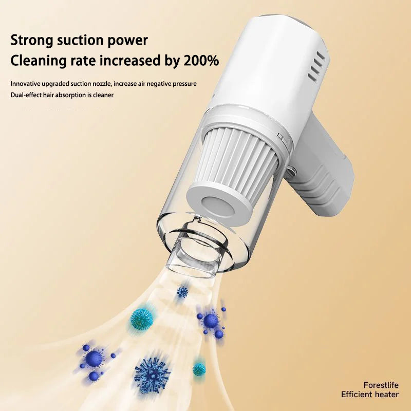 Danoz Portable Car🚗 Vacuum Cleaner Xiaomi 50000PA Multifunction USB Rechargeable Handheld Wireless with Powerful Suction for Home